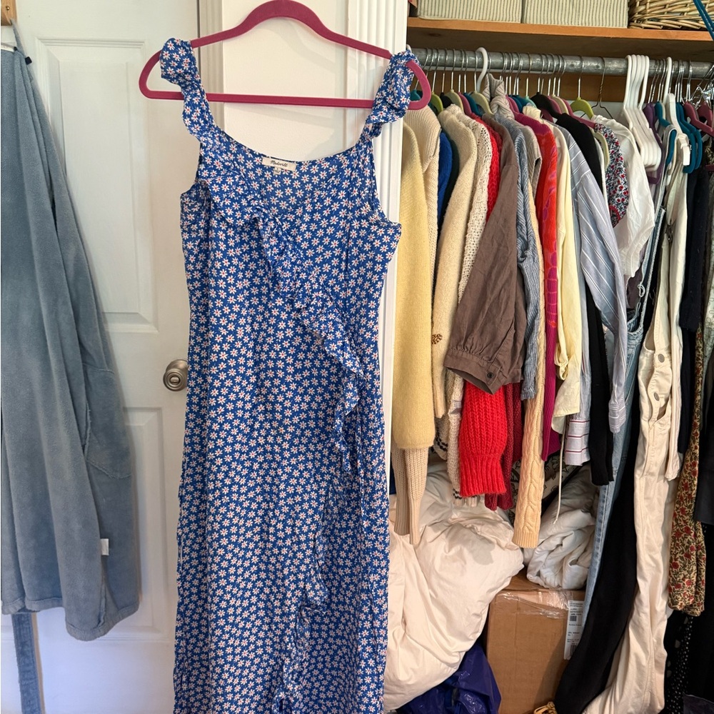Madewell daisy midi dress in EUC